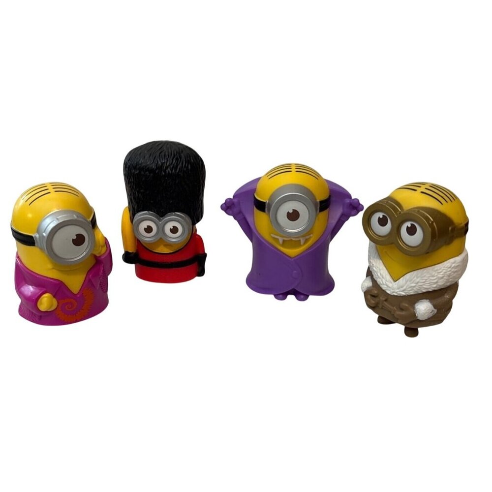 McDonalds 2016 Minions Toys Set Of 4 Universal Studios Collectibles